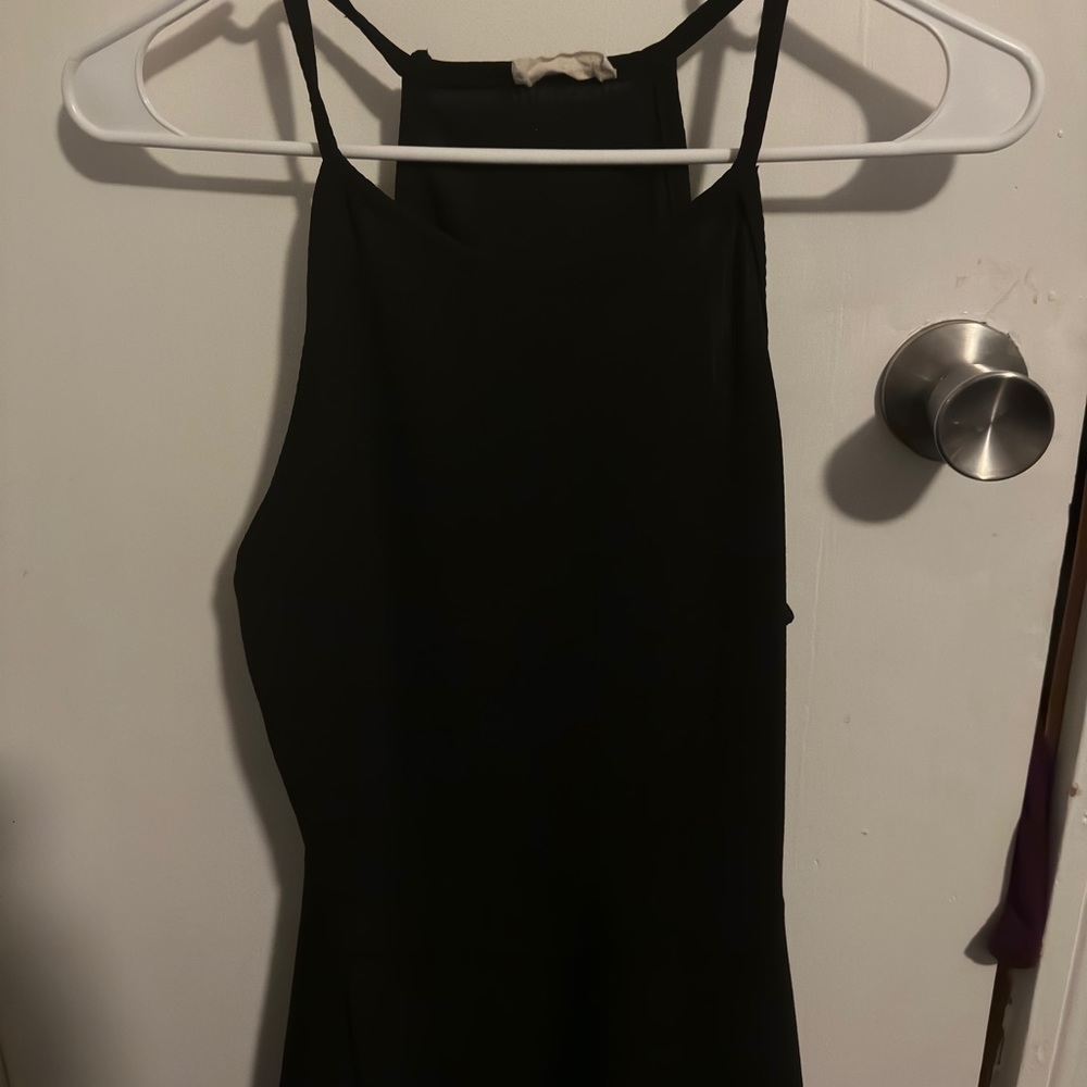 Black Halter Dress